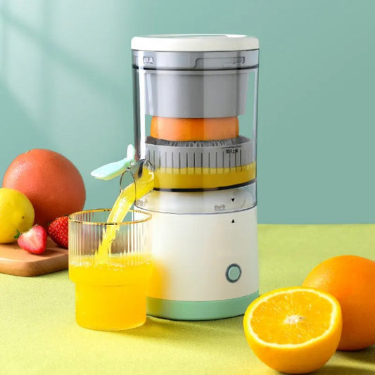Portable Rechargeable Juice Mixer & Smoothie Maker – 6 Blades High-Speed Mini Juicer for Fruits, Shakes & Gym Use (with Extra Lid)